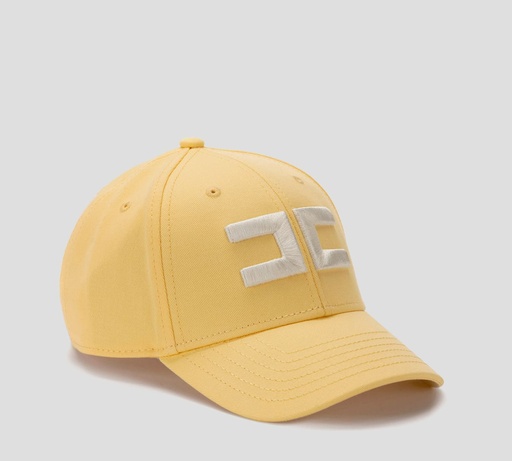 [CL06F51E2-DC7] Elisabetta Franchi - GORRA DE LONA CON LOGO BORDADO