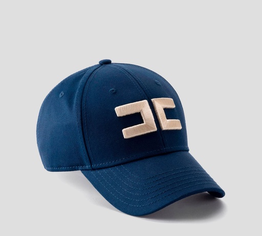 [CL06F51E2-DC8] Elisabetta Franchi - GORRA DE LONA CON LOGO BORDADO