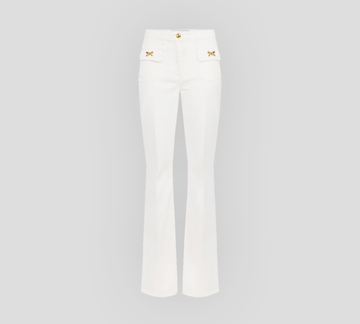 [PJ93N51E2-360] Elisabetta Franchi - JEANS BÁSICO CON LAZOS
