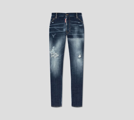 Dsquared2 - JEAN OSCURO PRELAVADOS CON RASGADURAS DE DESGASTE 