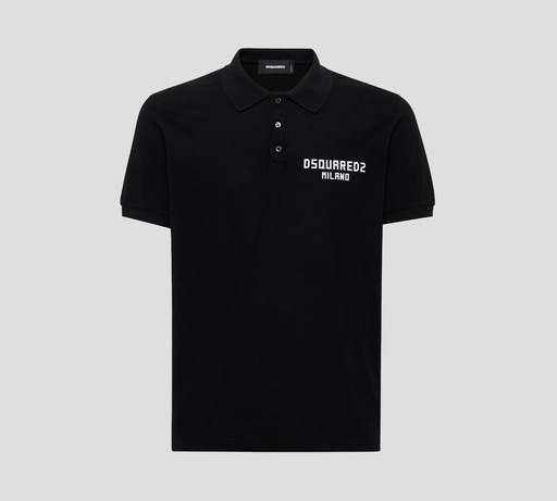Dsquared2 - POLO CLÁSICA EN PUNTO PIQUÉ CON LOGO