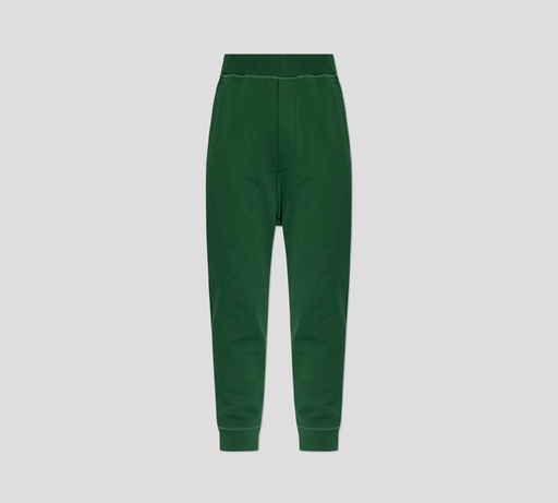 Dsquared2 - MONO JOGGER VERDE CON LOGO EN RELIEVE AFELPADO SOBRE PARTE TRASERA