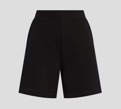 Dsquared2 - SHORT BERMUDA NEGRO DEPORTIVO CON LOGO SOBRE PARTE TRASERA