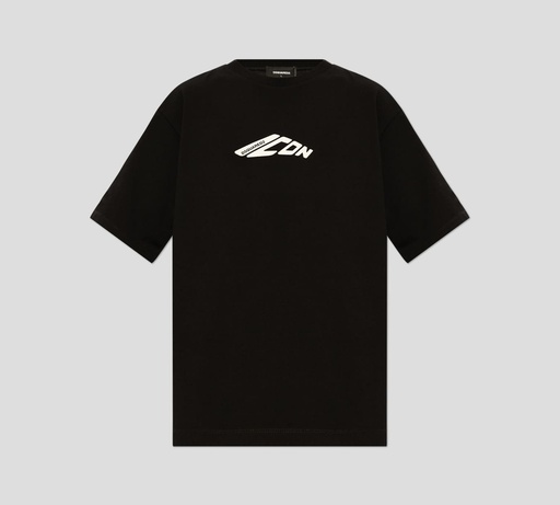 Dsquared2 - FRANELA NEGRA ICON CUELLO REDONDO