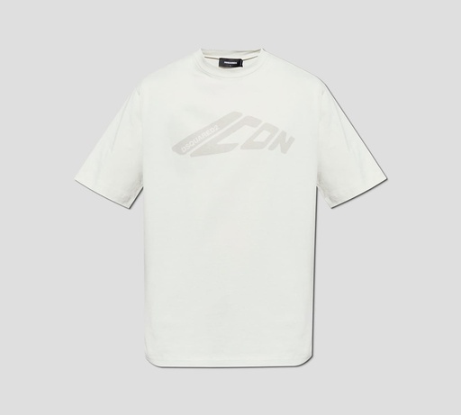 Dsquared2 - FRANELA CUELLO REDONDO ICON MONOCROMÁTICA CON ESTAMPADO