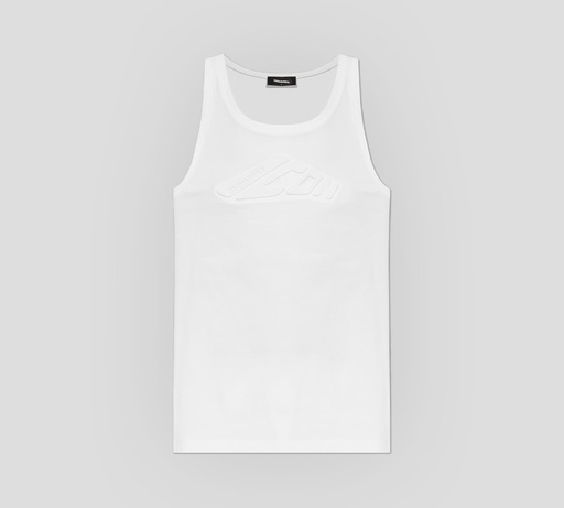 Dsquared2 - FRANELILLA BLANCA ICON DEPORTIVA CON LOGO EN RELIEVE