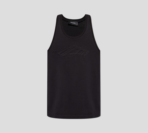 Dsquared2 - FRANELILLA NEGRA ICON DEPORTIVA CON LOGO EN RELIEVE