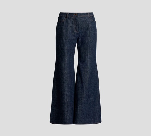 Elie Saab - BLUE JEAN CON BOTA ANCHA