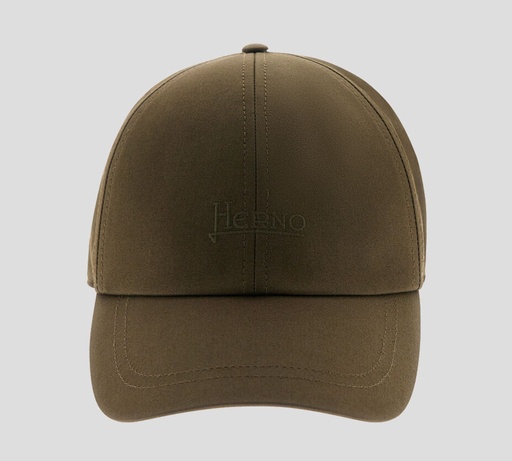 Herno - GORRA UNICOLOR CON LOGO FRONTAL BORDADO 