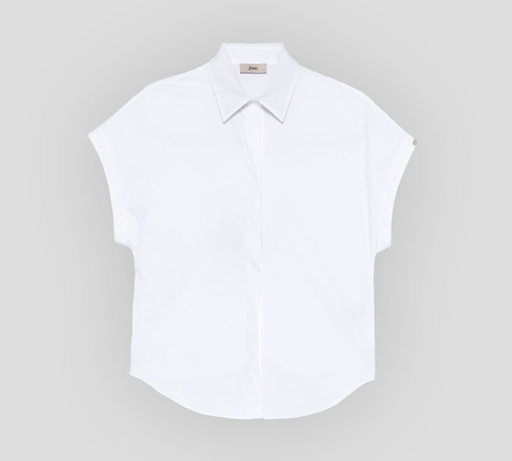 Herno - CAMISA BLANCA MANGA CORTA CORTE RECTO