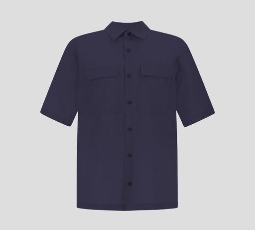 Herno - CAMISA MANGA CORTA CON DOBLE BOLSILLO AL FRENTE