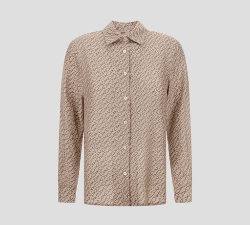 Herno - BLUSA CON ESTAMPADO DE CADENAS