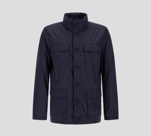 Herno - CHAQUETA IMPERMEABLE CON HOODIE OCULTABLE CERRADA A BOTONES