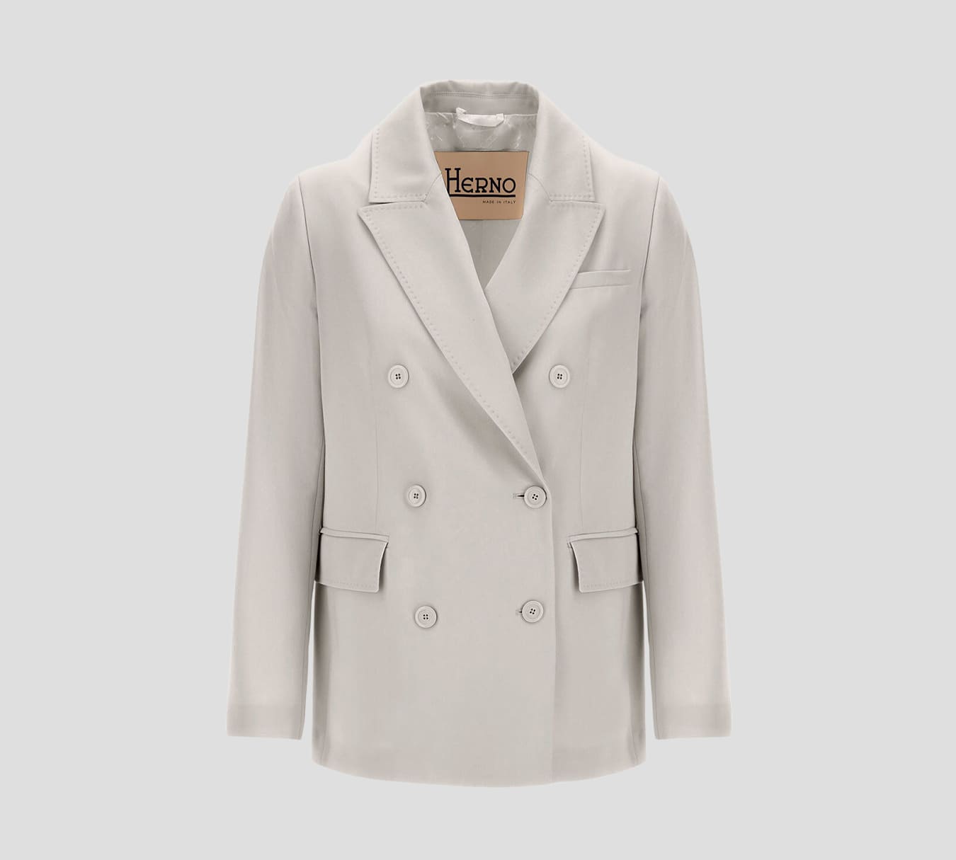 Herno - BLAZER A 6 BOTONES CON COSTURA NOTABLE SOBRE SOLAPA