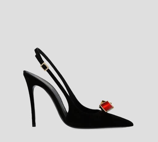 [PBW0018-10200001-2124] Dsquared2 Icon - STILLETOS MULES CON PIEDRAS EN PUNTA