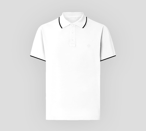 Jacob Cohen - POLO CLÁSICA EN PUNTO PIQUÉ CON LÍNEAS SOBRE MANGAS Y CUELLO