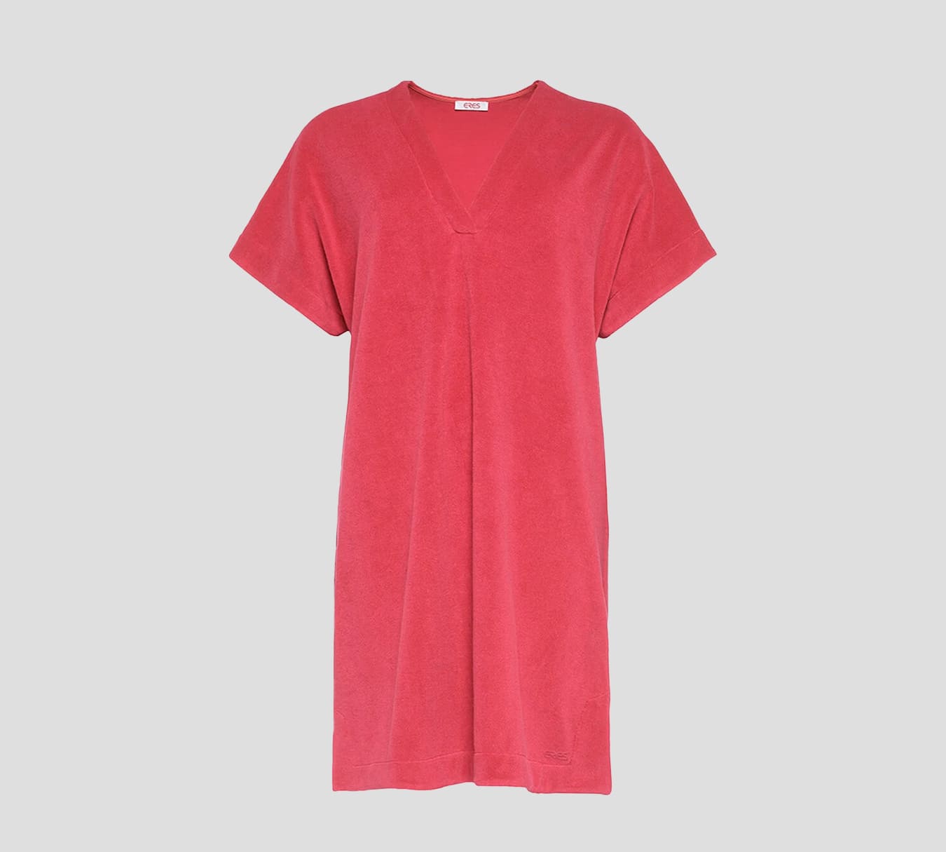 Eres - BATA CERRADA EN TELA DE PAÑO CON CUELLO EN V