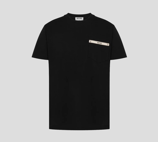 Moschino - FRANELA CUELLO REDONDO CON BOLSILLO Y DETALLE