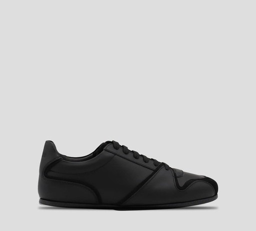 Moschino - SNEAKERS DE SUELA FINA CON DETALLES GAMUZADOS