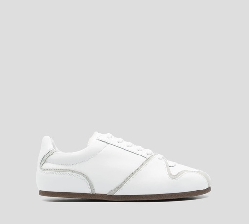 Moschino - SNEAKERS DE SUELA FINA CON DETALLES GAMUZADOS