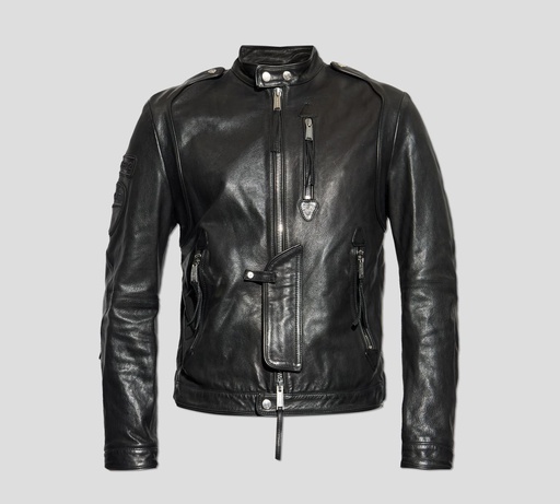 Dsquared2 x Ducati - CHAQUETA BIKER DE CUERO