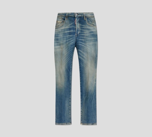 Dsquared2 - SKATER JEAN CON PRELAVADOS ARENA Y PEQUEÑAS RASGADURAS