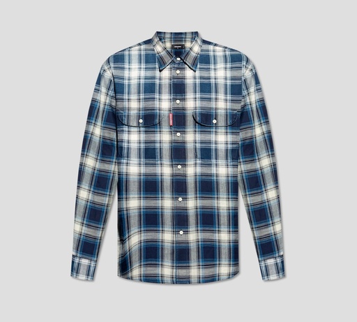 Dsquared2 - CAMISA CANADIAN MANGA LARGA VINTAGE DE CUADROS