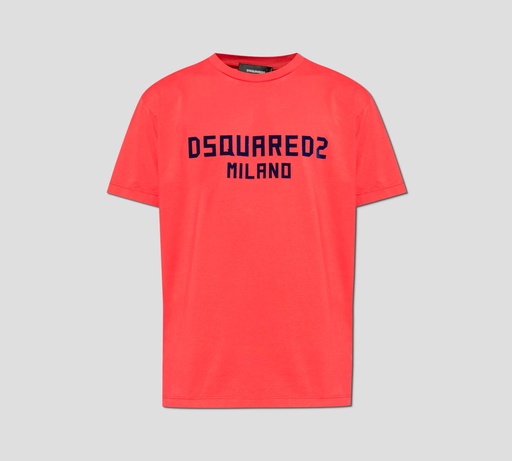 Dsquared2 - FRANELA CUELLO REDONDO MILANO CON RELIEVE EN TERCIOPELO