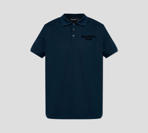 Dsquared2 - POLO CLÁSICA EN PUNTO PIQUÉ CON LOGO