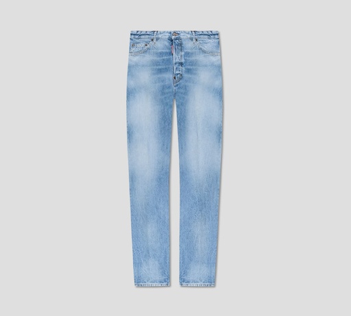 Dsquared2 - BLUE JEAN CLARO COOL GUY CON PEQUEÑAS RASGADURAS