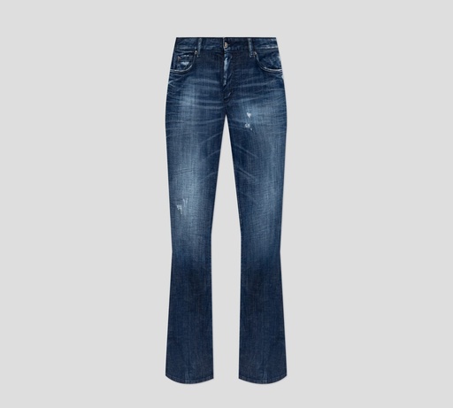 Dsquared2 - BLUEJEAN CORTE RECTO CON PEQUEÑAS RASGADURAS