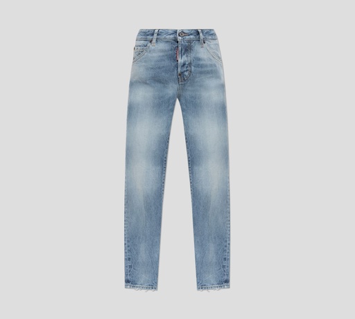 Dsquared2 - SKINNY JEAN COOL GIRL CLARO PRELAVADO CON PEQUEÑAS RASGADURAS