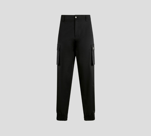 Philipp Plein - PANTALON NEGRO CARGO DE CORTE RECTO