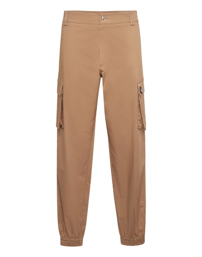 Philipp Plein - PANTALON BEIGE CARGO DE CORTE RECTO