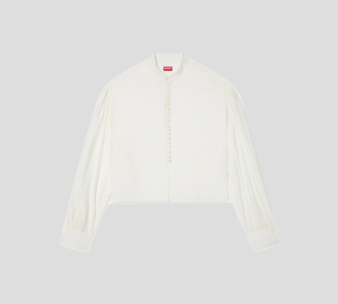 Kenzo - CAMISA BLANCA CUELLO MAO CON BOTONES