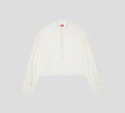 Kenzo - CAMISA BLANCA CUELLO MAO CON BOTONES