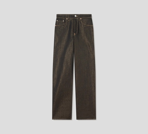 Kenzo - JEAN NEGRO CON BRILLANTES DORADOS