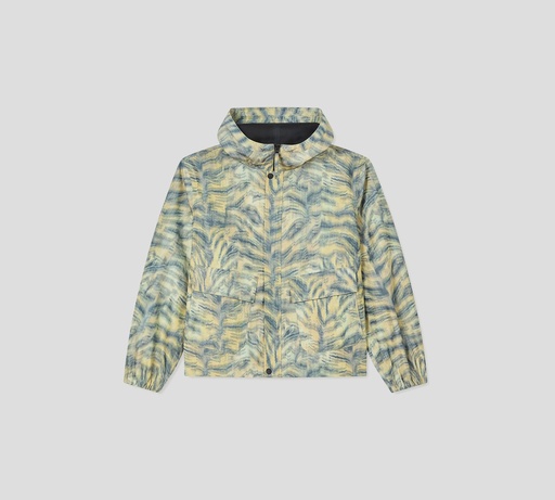 Kenzo - CHAQUETA AZUL CON AMARILLO ATIGRADA