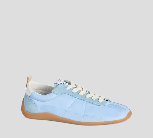Kenzo - SNEAKERS CORTE BAJO BABY BLUE EN TELA IMPERMEABLE Y GAMUZA