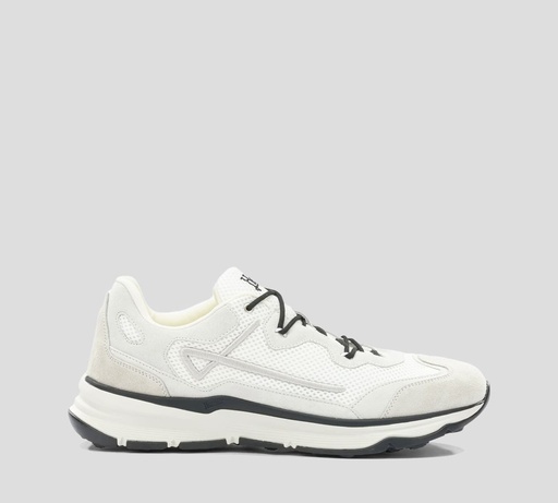 Herno - SNEAKERS RUNNER GRISES CON TELA GAMUZADA