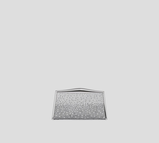 [B0015ES26-GR003-CNL01] Elie Saab - CARTERA DE MANO DE CUERO ADORNADO CON CRISTALES JOLIE