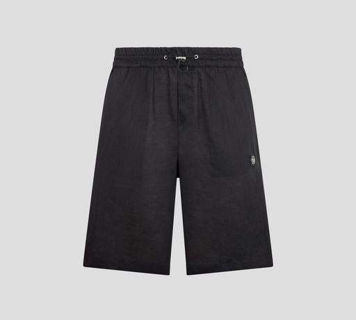 Philipp Plein - SHORT DE LINO NEGRO