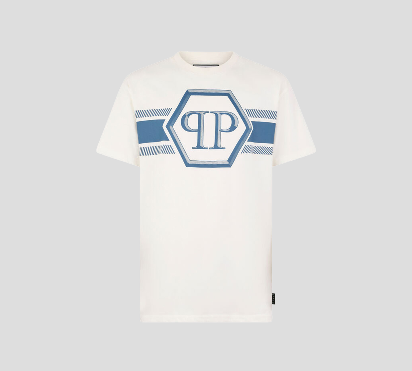 Philipp Plein - FRANELA BLANCA CON LOGOTIPADO FRONTAL