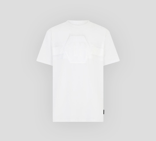 Philipp Plein - FRANELA BLANCA CON LOGO EN BLANCO