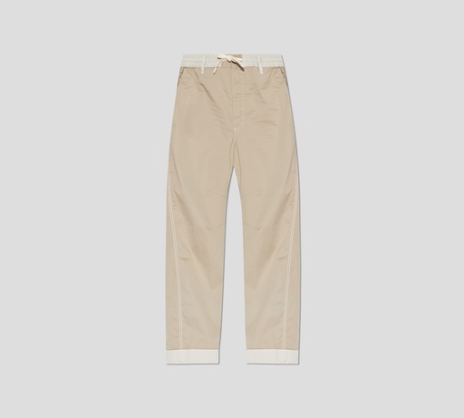 Dsquared2 - PANTALON BEIGE CON ELASTICO EN CINTURA Y CORDON