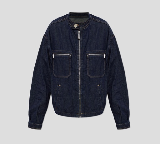 Dsquared2 - CHAQUETA DE JEANS CON CIERRE FRONTAL Y DOBLE BOLSILLO