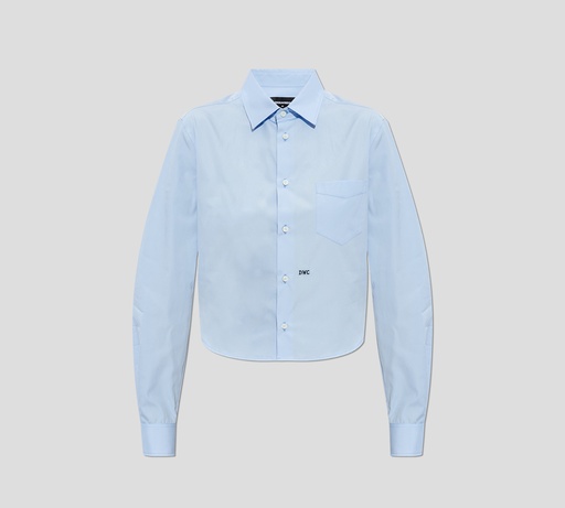 [S75DL0949-S36275-465] Dsquared2 - CAMISA AZUL CORTA