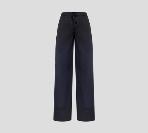 Dsquared2 - PANTALÓN AZUL OSCURO CORTE RECTO CON CINTURA AJUSTABLE