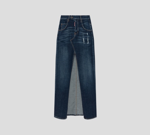 Dsquared2 - FALDA DE JEANS LARGA