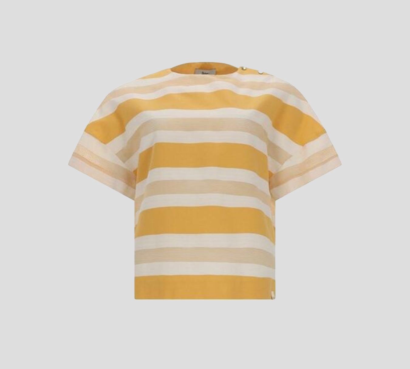 Herno - BLUSA AMARILLA DE LINO